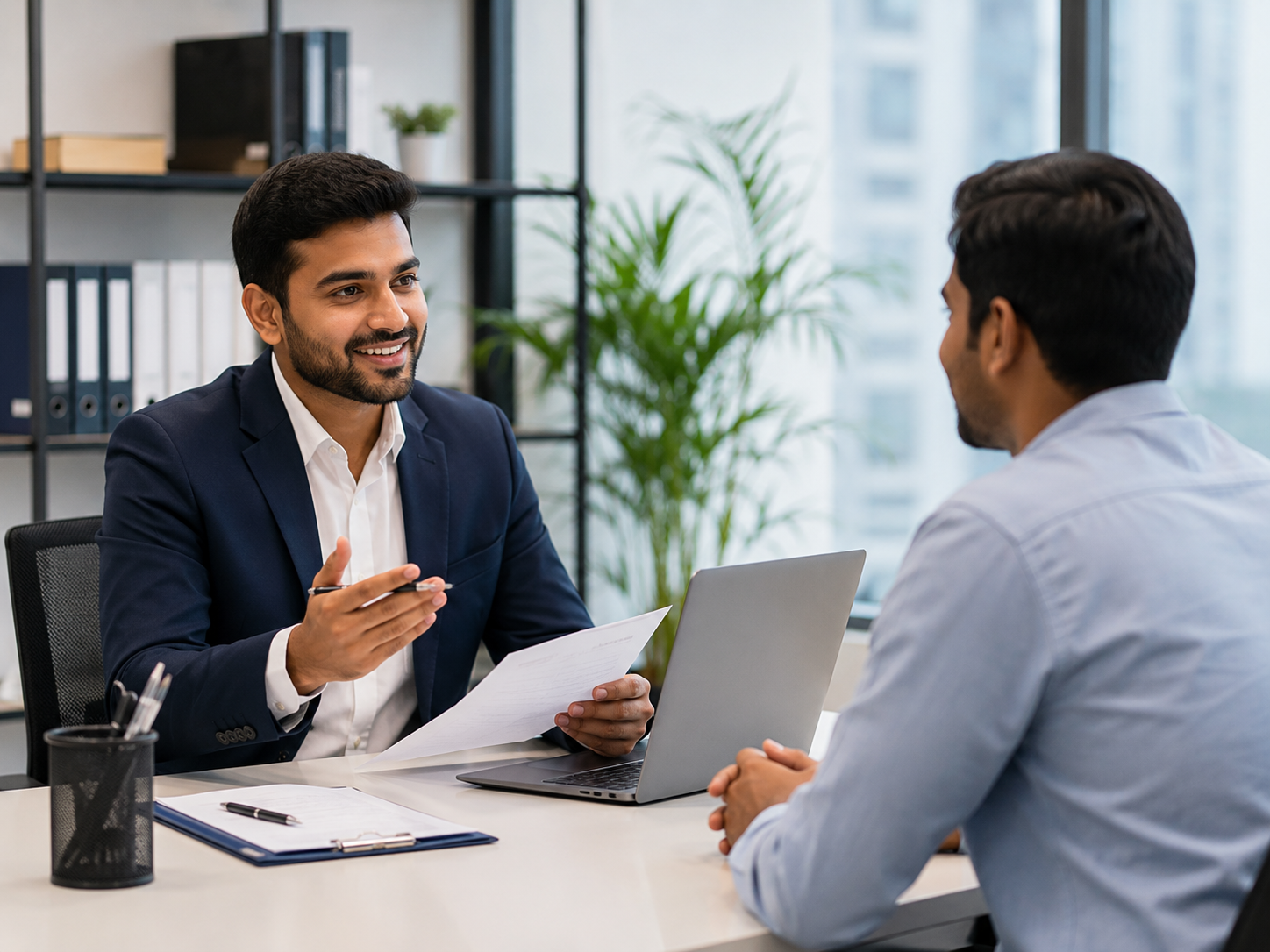 Counsellor Guiding Candidate